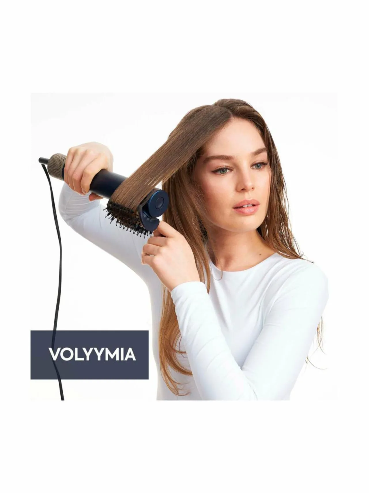 Hiustenhoitolaitteet-Babyliss Air Wand Volumizing Brush -harja BLUE