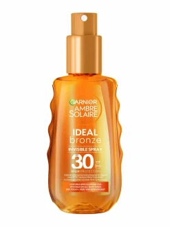 Aurinkotuotteet-Garnier Ambre Solaire Ideal Bronze Invisible Spray SPF30 -aurinkosuojasuihke 150 ml