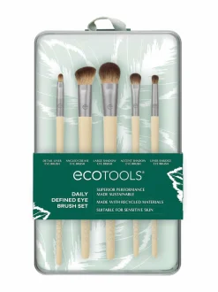 Meikit|Meikkaustarvikkeet-Eco Tools Daily Defined Eye Kit -meikkisivellinsetti, 6 osaa