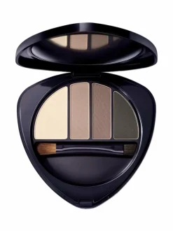 Meikit|Silmät-Dr.Hauschka Eye and Brow Palette  -luomi- ja kulmaväri paletti 01 STONE