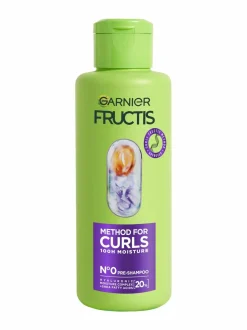 Hiustenhoitotuotteet-Garnier Fructis Method for Curls pre-shampoo -ennen shampoopesua käytettävä käsittely kiharille hiuksille