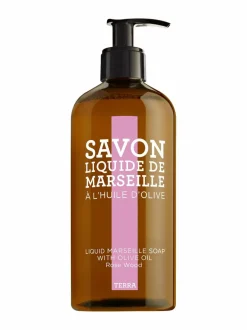 Vartalonhoito-Terra Marseille Rose Wood-nestesaippua 500 ml