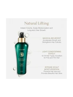 Muotoilu & Viimeistely-T-LAB Professional Natural Lifting Hair Growth Toner -hiuksen kasvua stimuloiva hoitoneste 150ml