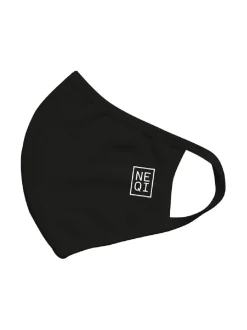 Kasvomaskit-NEQI Reusable Face Mask Tuplapakkaus, Black + Silver